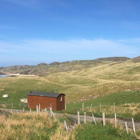 Eco Crofters Wagon By The Beach Oldshoremore 外观 照片