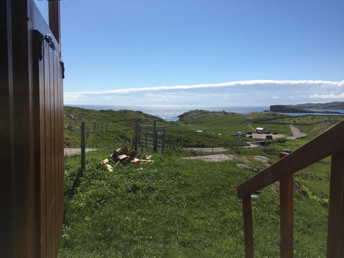 Eco Crofters Wagon By The Beach Oldshoremore 外观 照片
